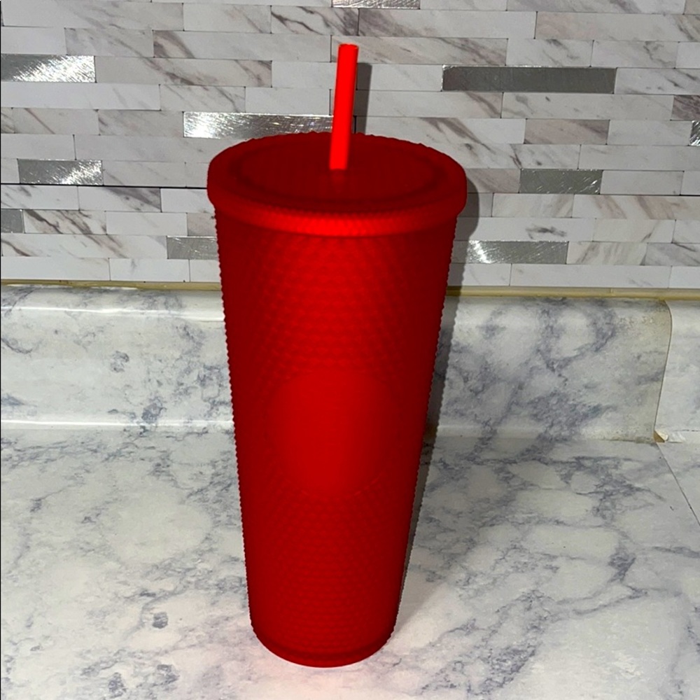 *SOLD* Starbucks Tumblr Matte Red - Picture 2 of 2
